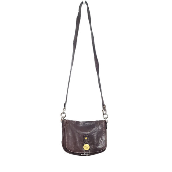 TED BAKER Brown Soft Grain Leather Crossbody Bag - Picture 4 of 10